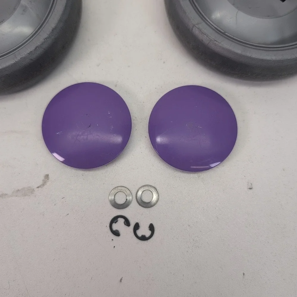 Dyson DC07 DC14 DC17 DC27 DC28 DC33 Wheel Axle‎ Clips Caps Purple OEM